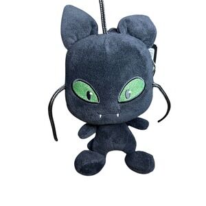 Miraculous Ladybug Black Cat Kwami Plush Toy Spirit Halloween New with Tag